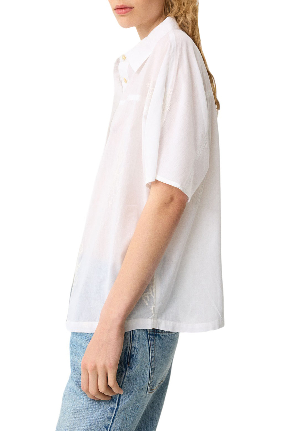 Женский Parfois Рубашка из натурального хлопка (цвет ), артикул 219744 | Фото 4