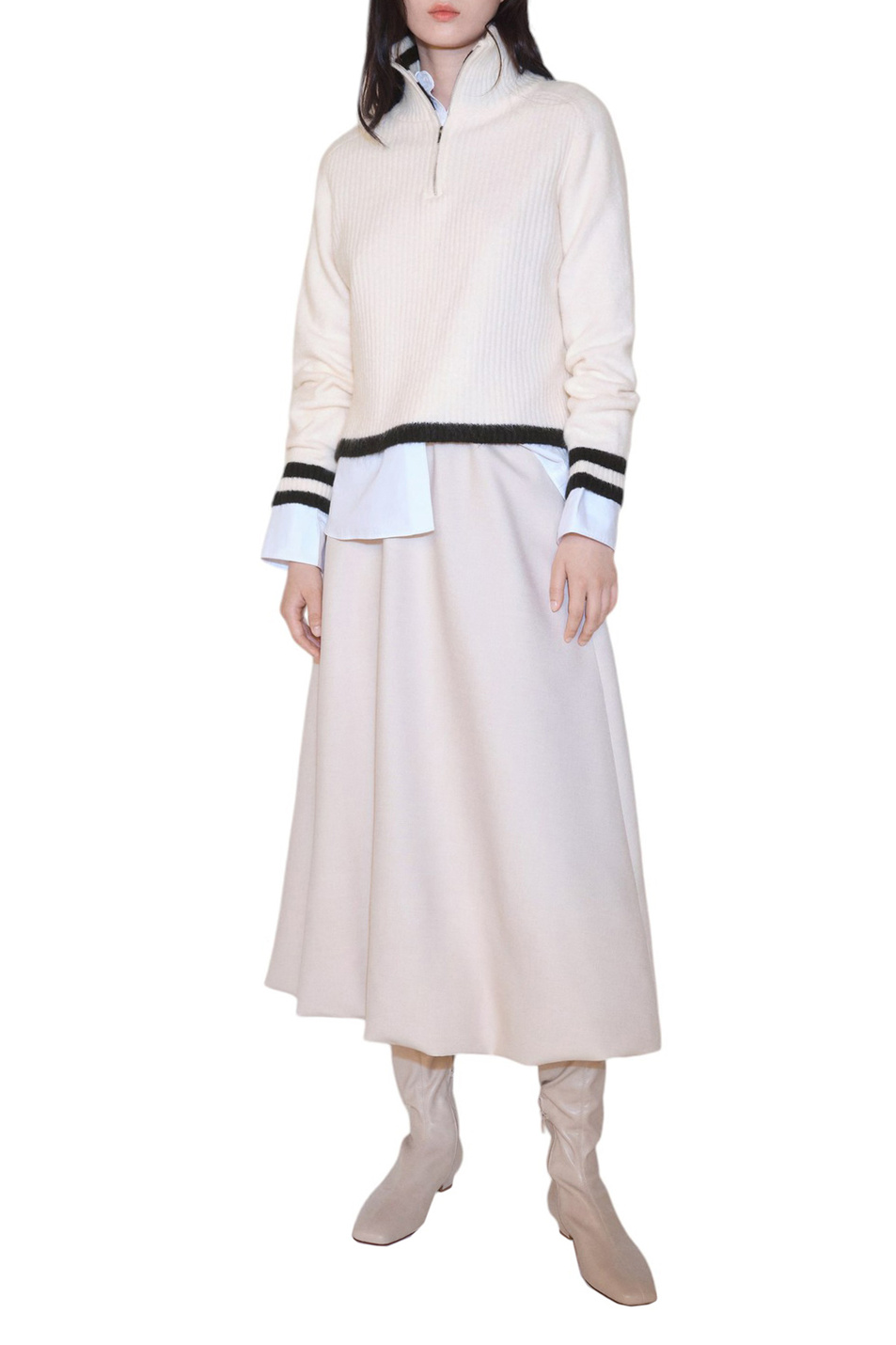 Женский Mango Свитер TALDEPOR с воротником на молнии (цвет ), артикул 77038274 | Фото 2