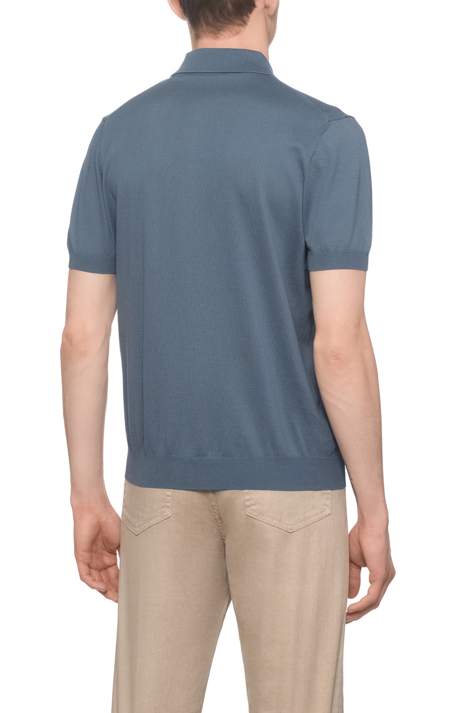 Мужской Corneliani Поло из хлопка (цвет ), артикул 27M505-2725116 | Фото 5
