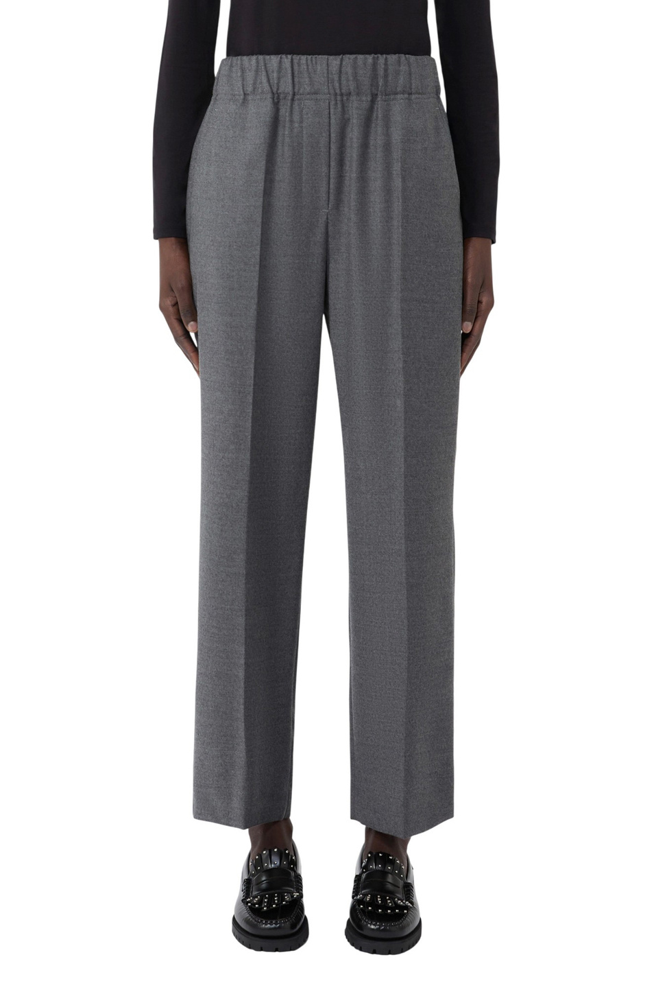 Женский Weekend Max Mara Брюки HATELEY из эластичной шерсти (цвет ), артикул 2525136022 | Фото 3