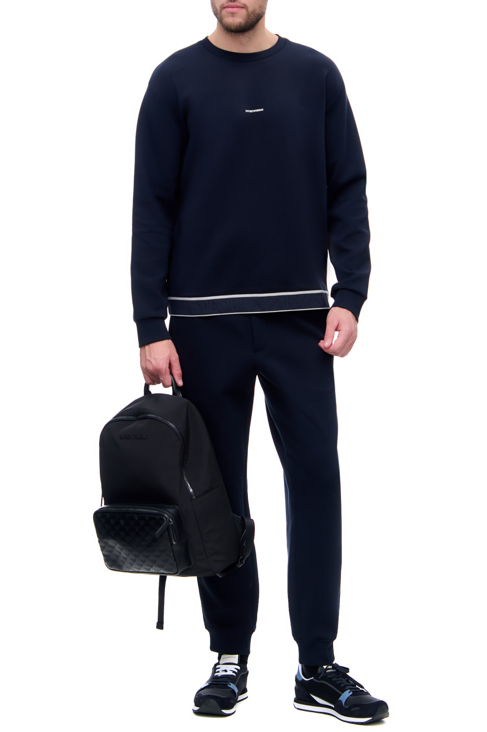 Мужской Emporio Armani Свитшот с логотипом на груди (цвет ), артикул 6K1M74-1JHSZ | Фото 2