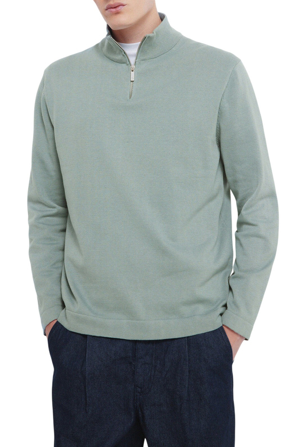 Мужской Springfield Джемпер с воротником на молнии (цвет ), артикул 1402512 | Фото 1