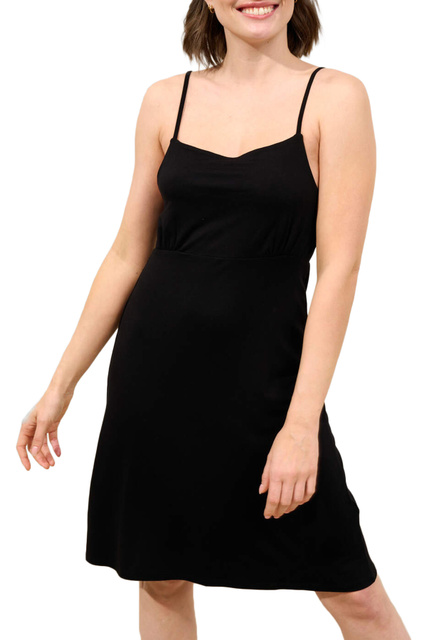 Платье на бретелях|Основной цвет:Черный|Артикул:470267 | Фото 2