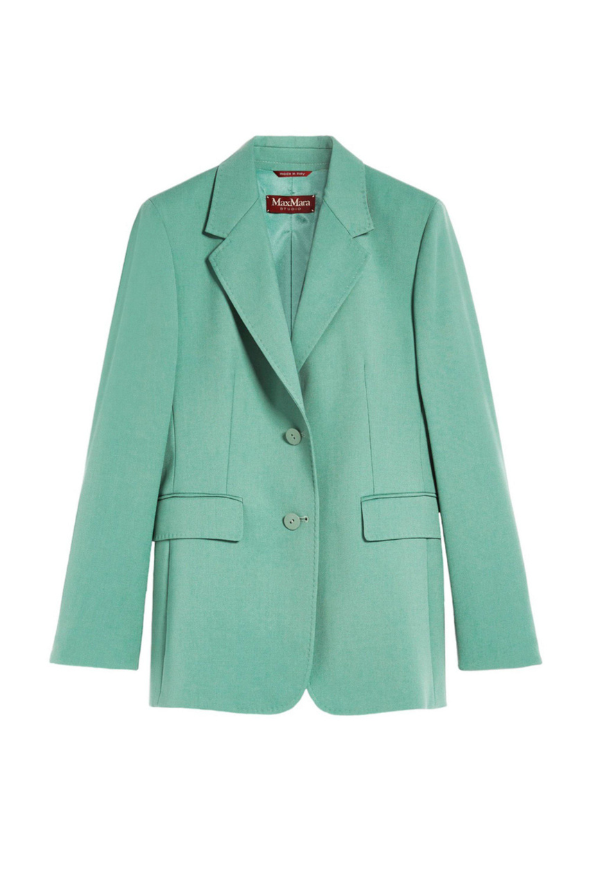 Пиджак DINGEY из натуральной шерсти|Основной цвет:Зеленый|Артикул:2416041101 | Фото 1