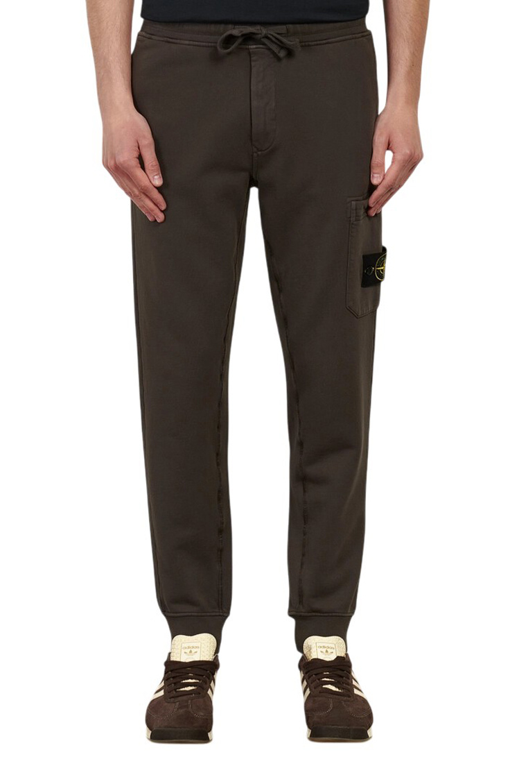 Мужской Stone Island Брюки из хлопкового флиса (цвет ), артикул L1S156200010-S0051 | Фото 4