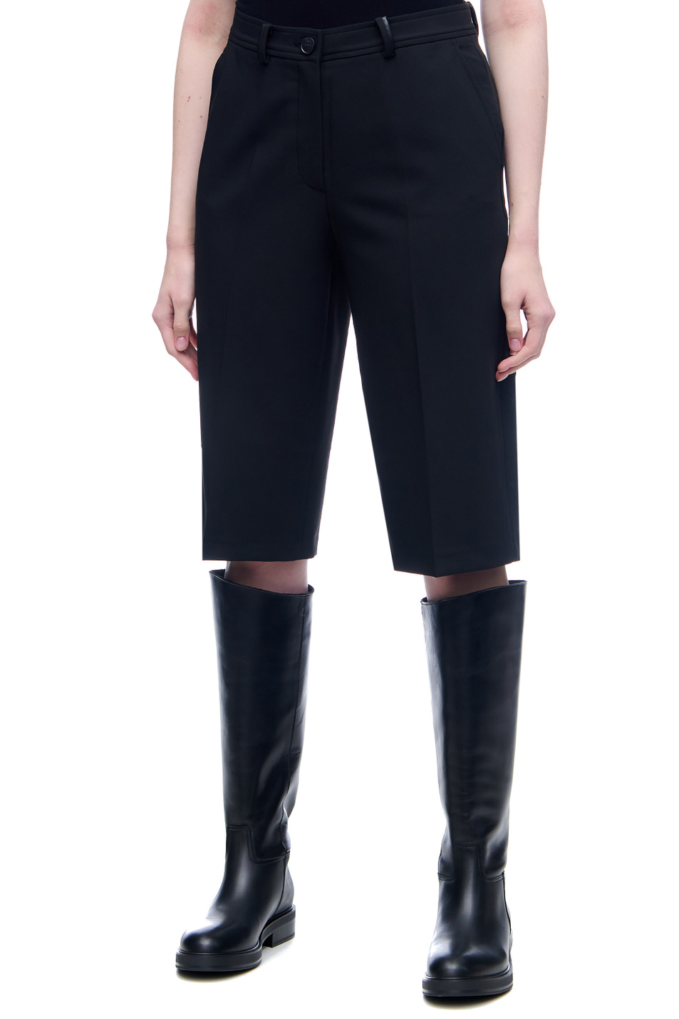 Женский Gerry Weber Однотонные брюки-кюлоты (цвет ), артикул 620010-31319 | Фото 4