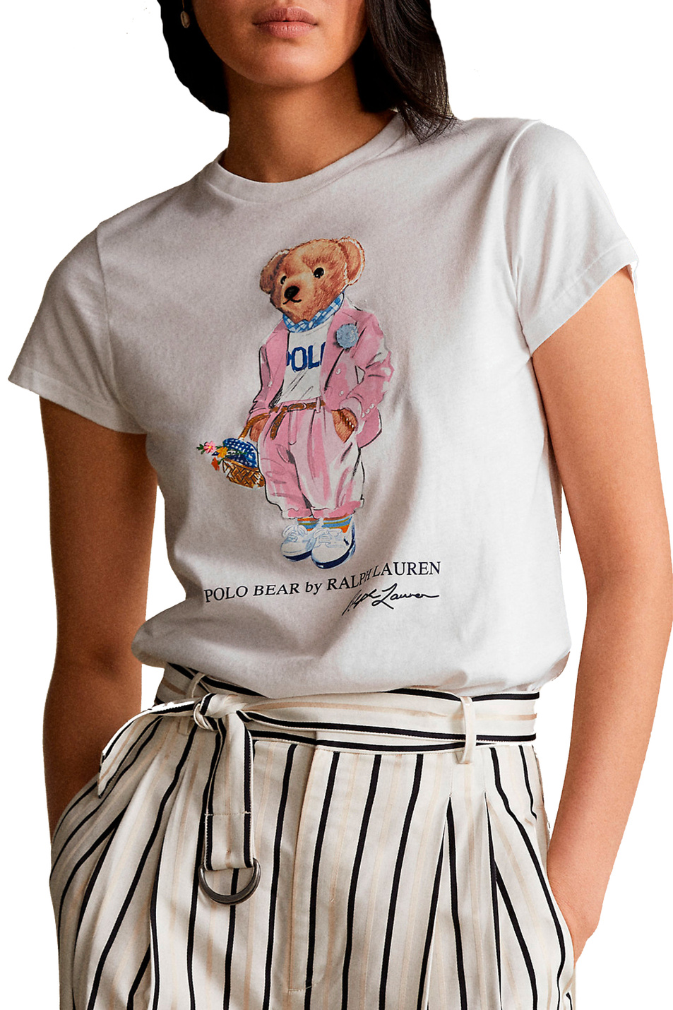Polo Ralph Lauren Футболка с принтом Polo Bear (цвет ), артикул 211838100001 | Фото 3