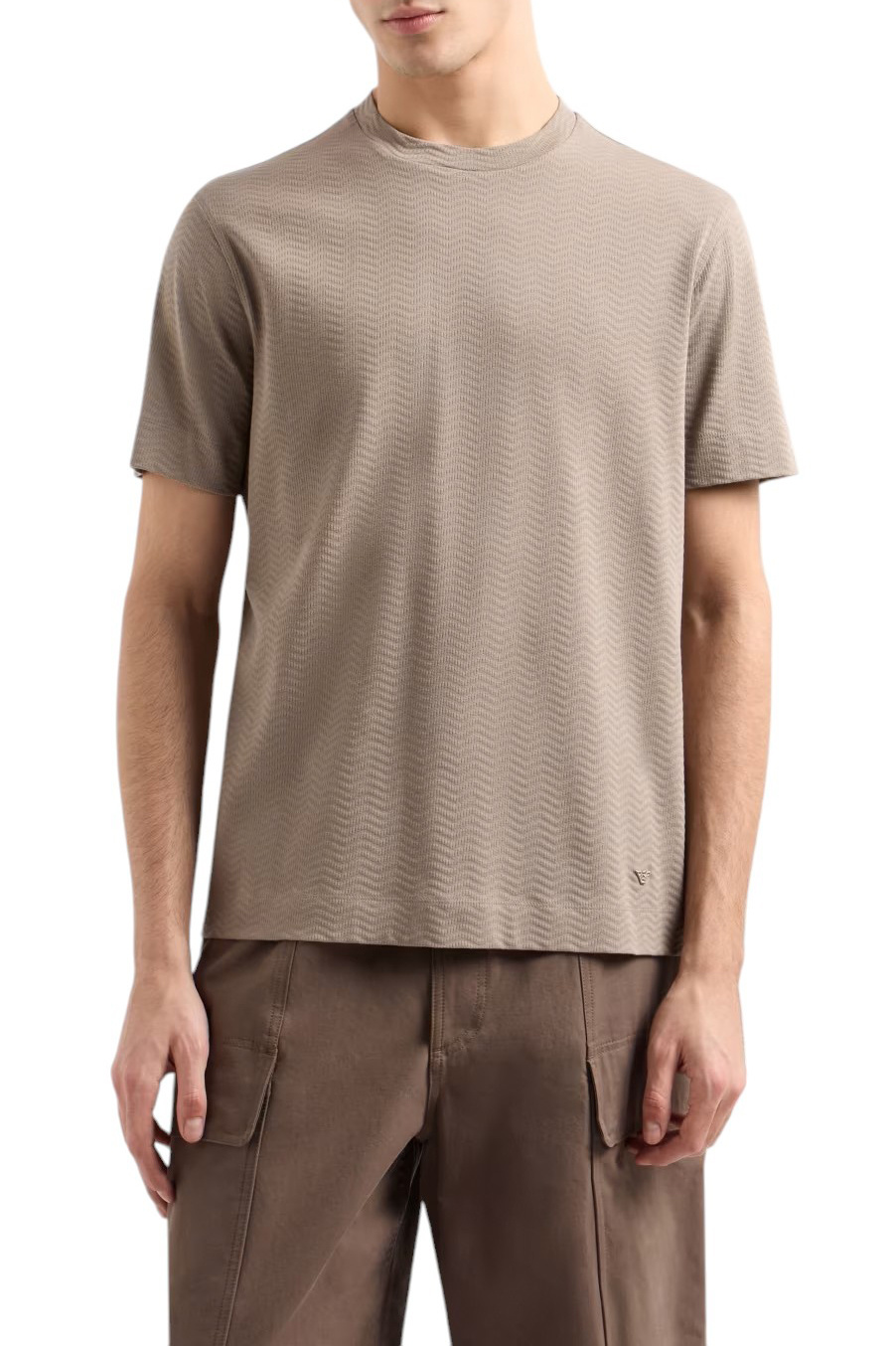 Мужской Emporio Armani Футболка из хлопка (цвет ), артикул EM001289-AF10762 | Фото 4