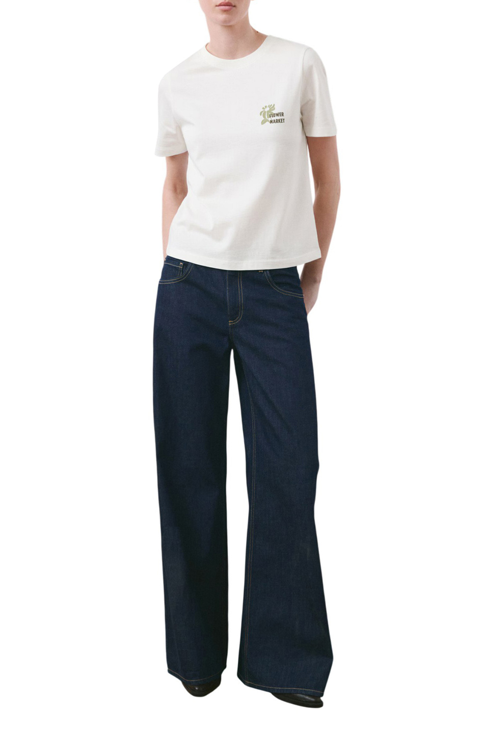 Женский Mango Футболка ILUSTRA с принтом (цвет ), артикул 27035828 | Фото 2