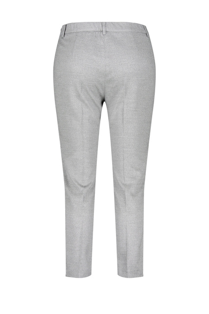Укороченные брюки|Основной цвет:Серый|Артикул:120048-21102 | Фото 2
