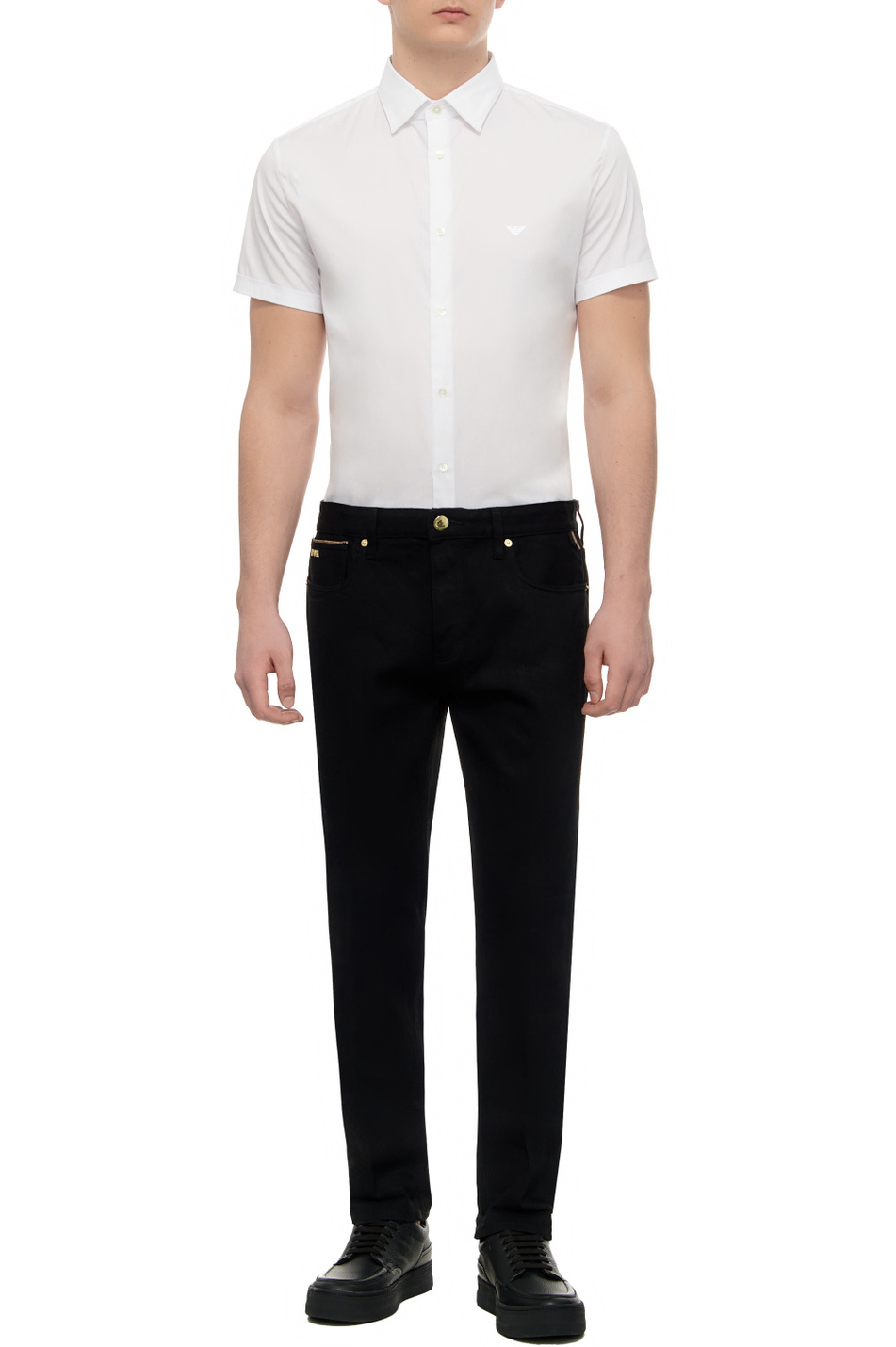 Мужской Emporio Armani Рубашка с короткими рукавами (цвет ), артикул 8N1C91-1NI9Z | Фото 2
