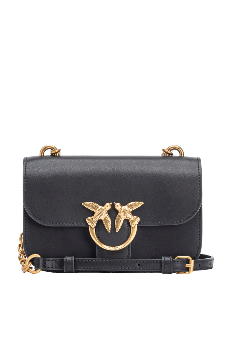 Женский Pinko Сумка LOVE BELL MINI из натуральной кожи (цвет ), артикул 100048A14P | Фото 1