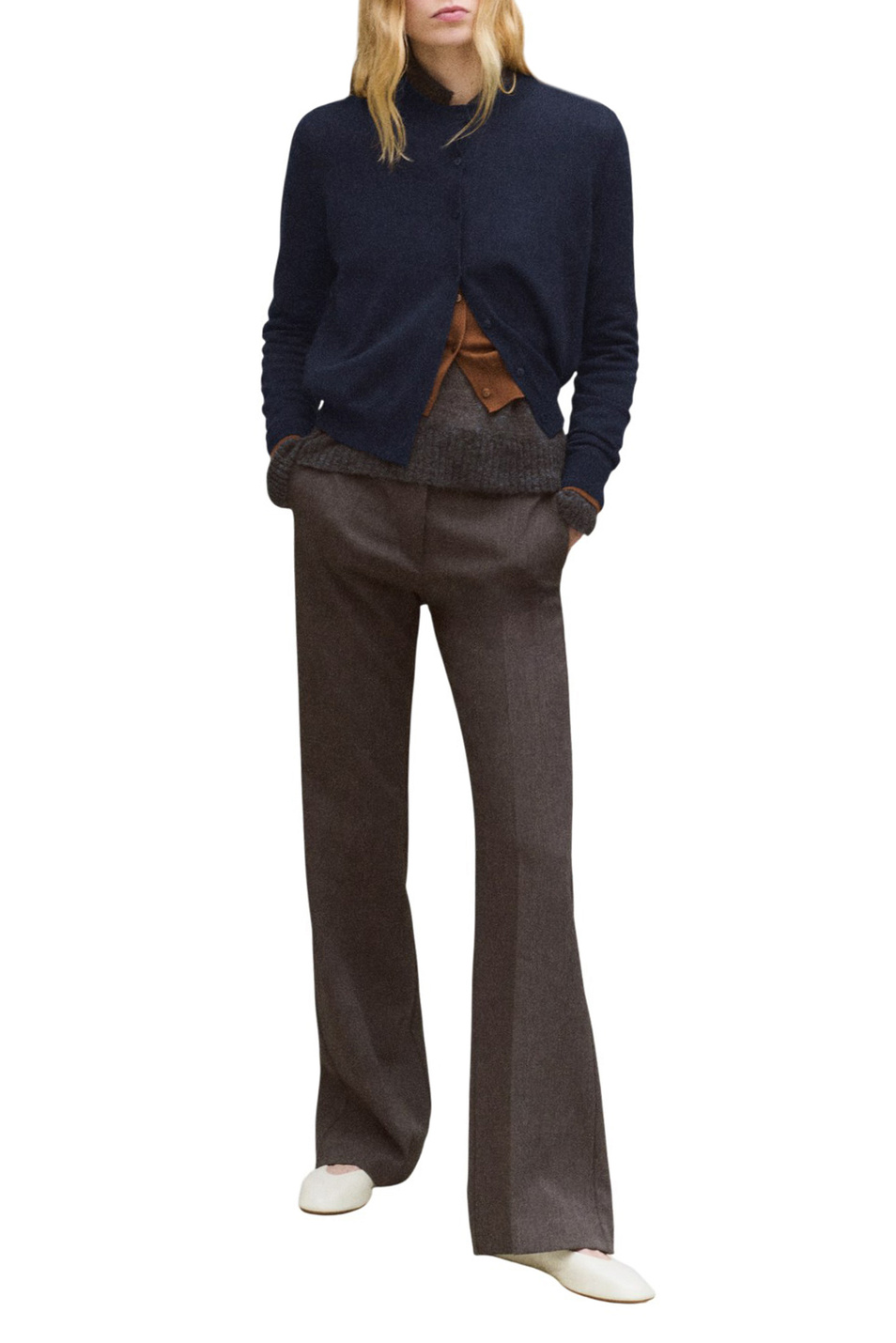 Женский Mango Кардиган OLSEN однотонный (цвет ), артикул 27071191 | Фото 2