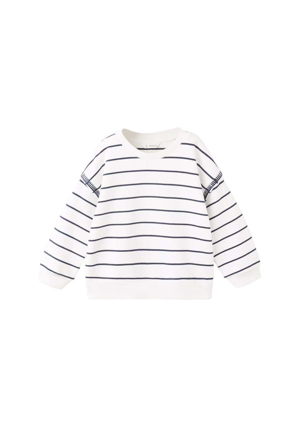 Девочкам Mango Kids Свитшот CONTRAST в полоску (цвет ), артикул 27015148 | Фото 1