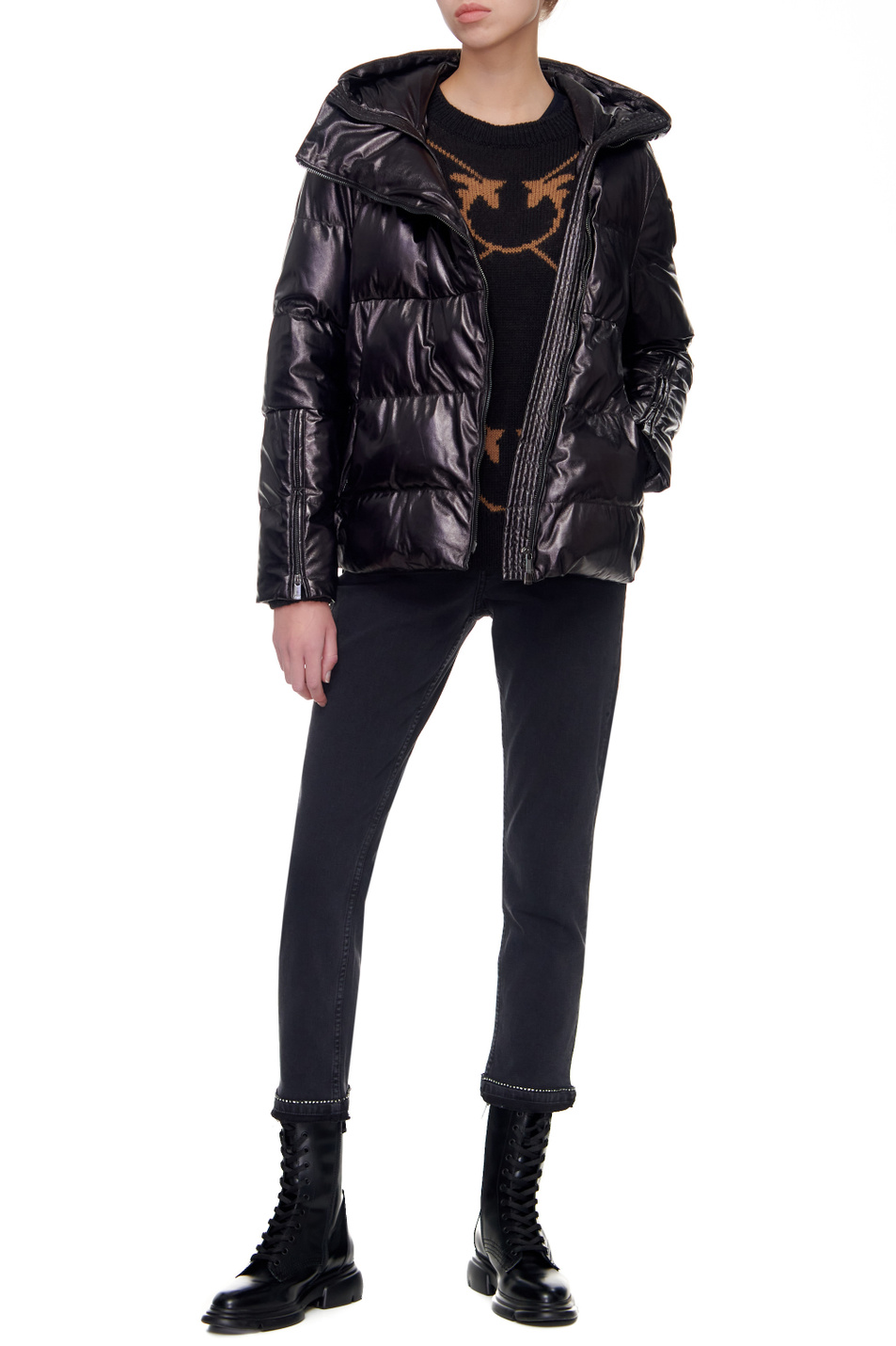 Женский Pinko Куртка с косой молнией (цвет ), артикул 1G16D0Y768 | Фото 3