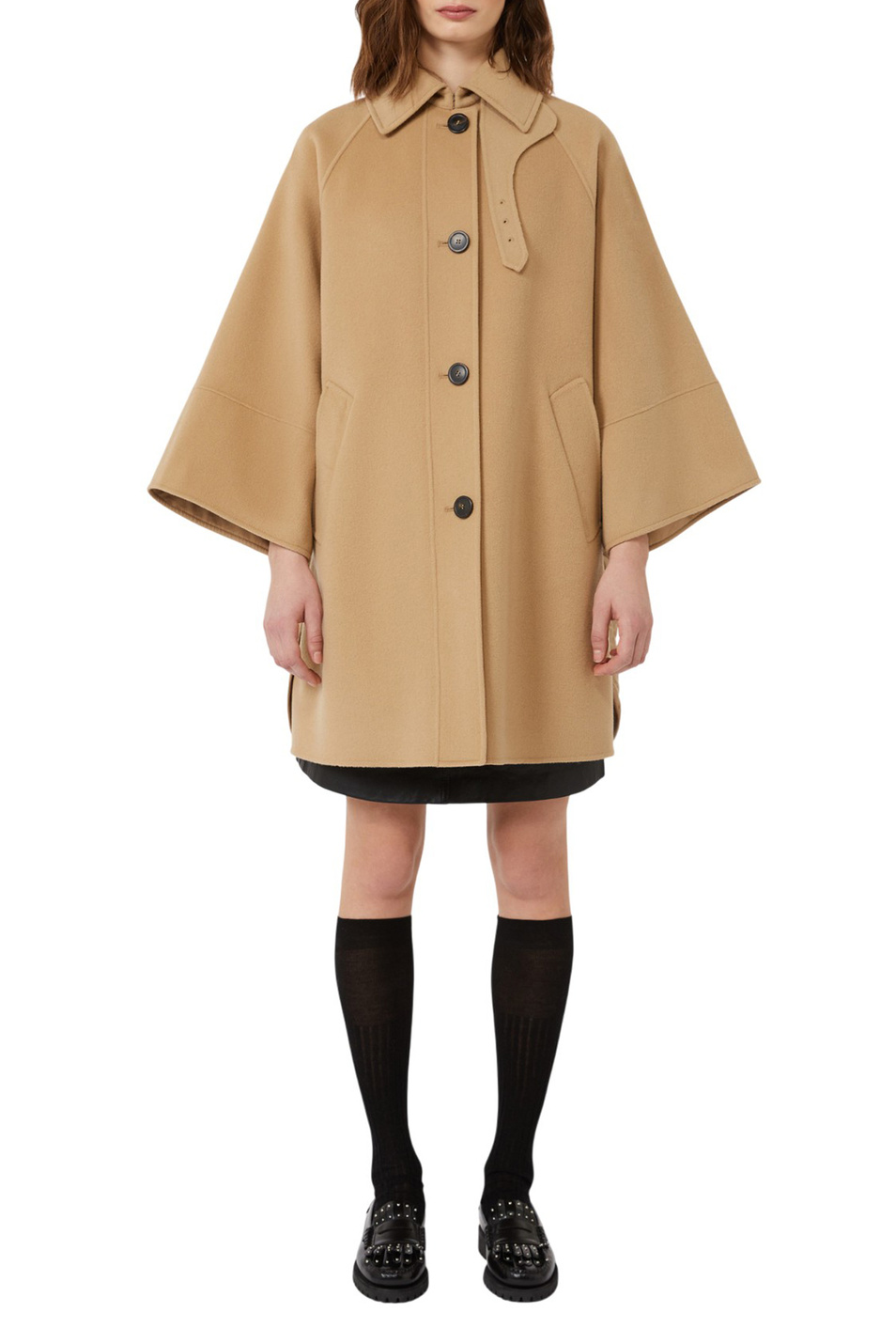Женский Weekend Max Mara Полупальто RUFO комбинированное (цвет ), артикул 2525496012 | Фото 3