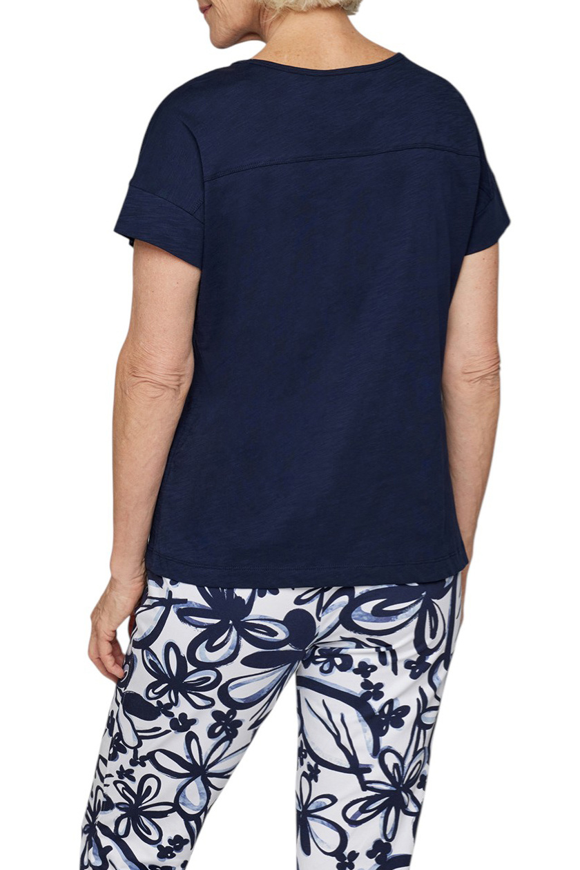 Женский Rabe Футболка из хлопка (цвет ), артикул 54-223301 | Фото 5