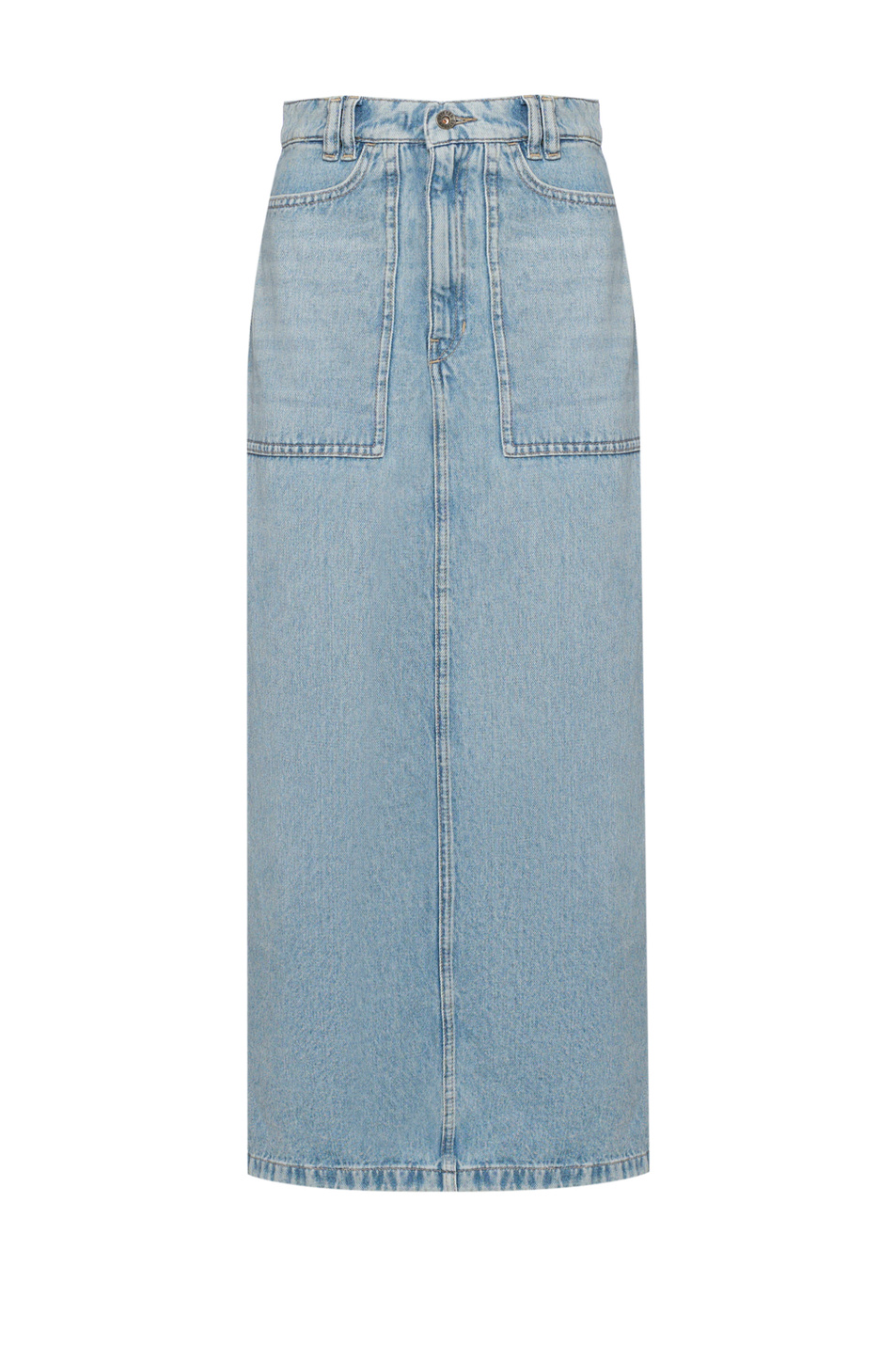 Женский Drykorn Юбка джинсовая VIONE из хлопка (цвет ), артикул 260089-66484 | Фото 1