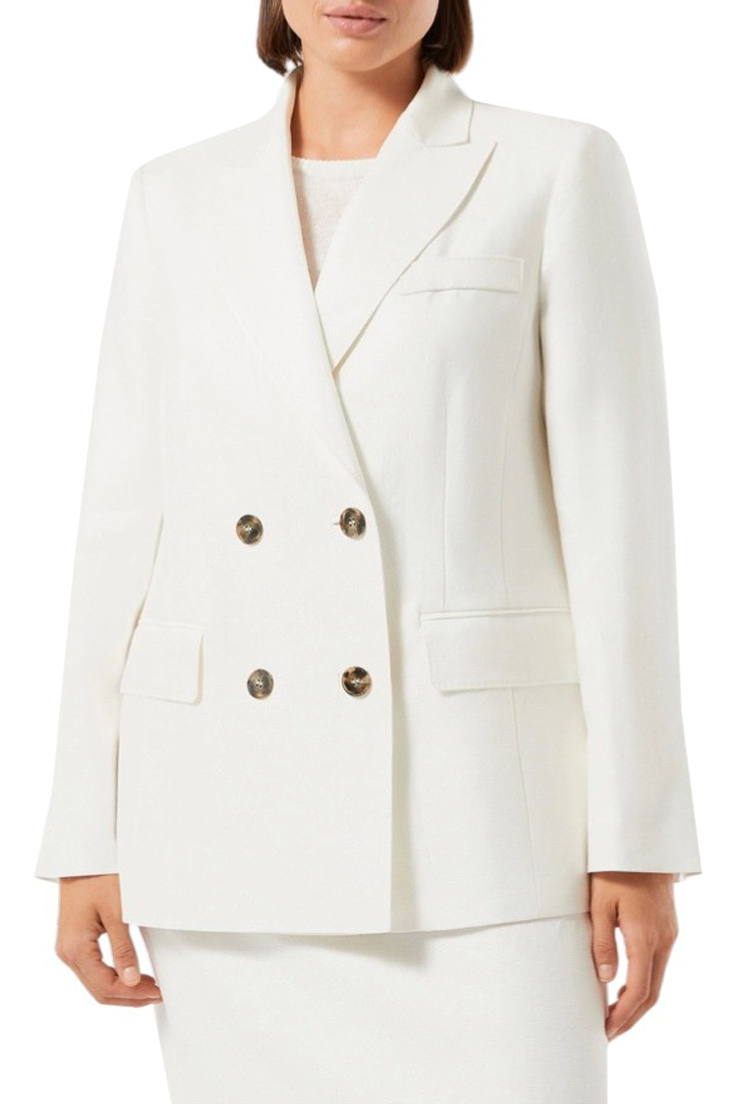 Женский Marina Rinaldi Пиджак NEBBIA изо льна (цвет ), артикул 2617041052 | Фото 3