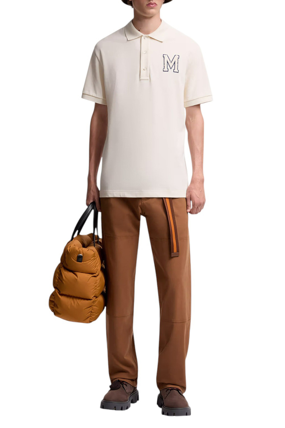 Мужской Moncler Поло из хлопка (цвет ), артикул K20918A00002-89A16 | Фото 2