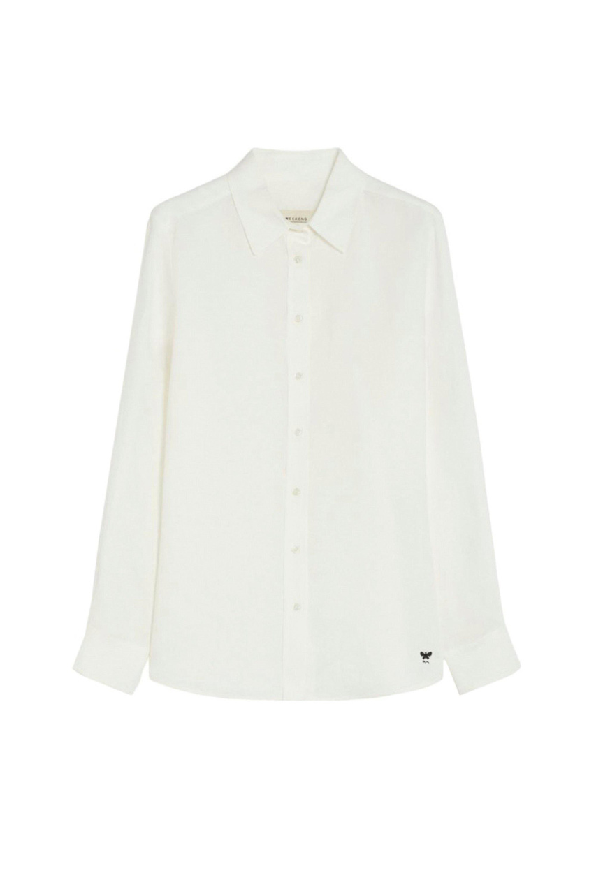 Рубашка WERNER из чистого льна|Основной цвет:Белый|Артикул:2415111042 | Фото 1