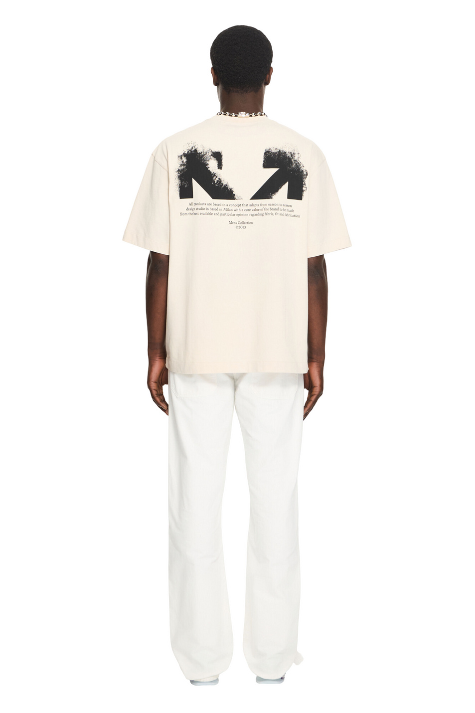 Мужской Off-White Футболка HALF ARROW с принтом (цвет ), артикул OMAA120S26JER0082070 | Фото 4