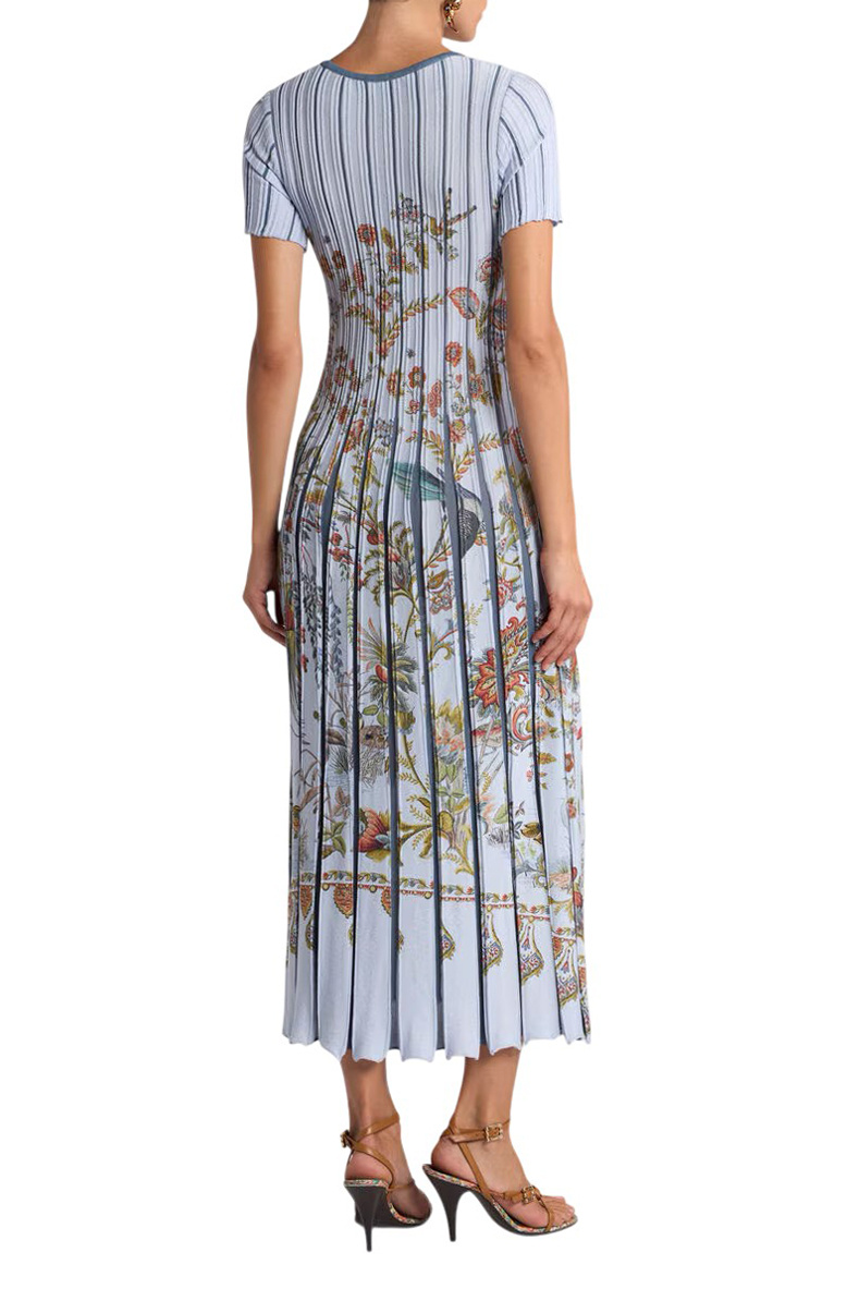 Женский Etro Платье плиссированное с принтом (цвет ), артикул WRKA0101AKD65S9880 | Фото 4