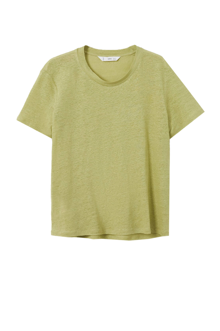 Льняная футболка LISINO|Основной цвет:Салатовый|Артикул:27005800 | Фото 1