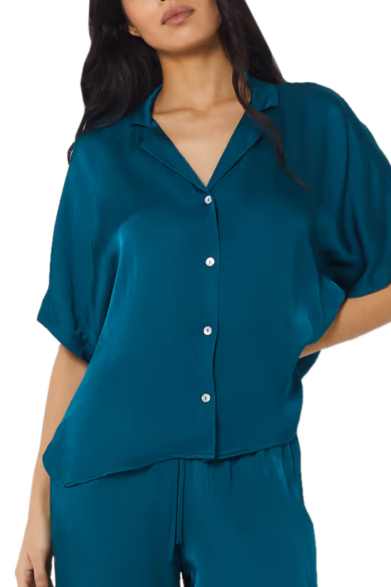 Рубашка пижамная HAZEL|Основной цвет:Синий|Артикул:6544000 | Фото 1