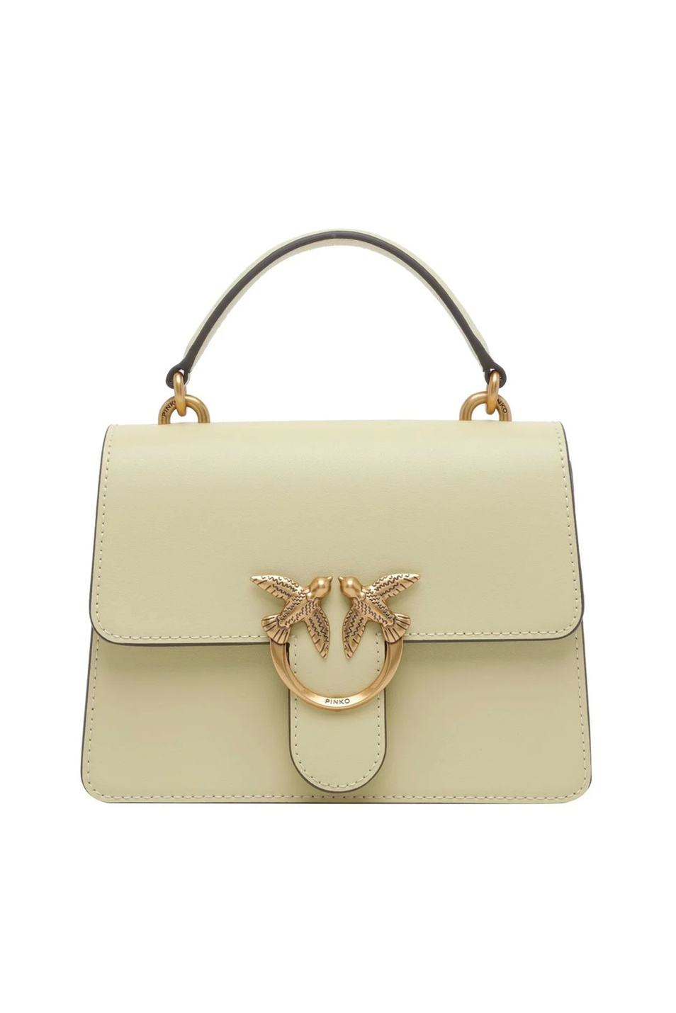Сумка LOVE ONE из натуральной кожи|Основной цвет:Бежевый Женский Pinko Сумка LOVE ONE из натуральной кожи (цвет ), артикул 100071A0F1 | Фото 1