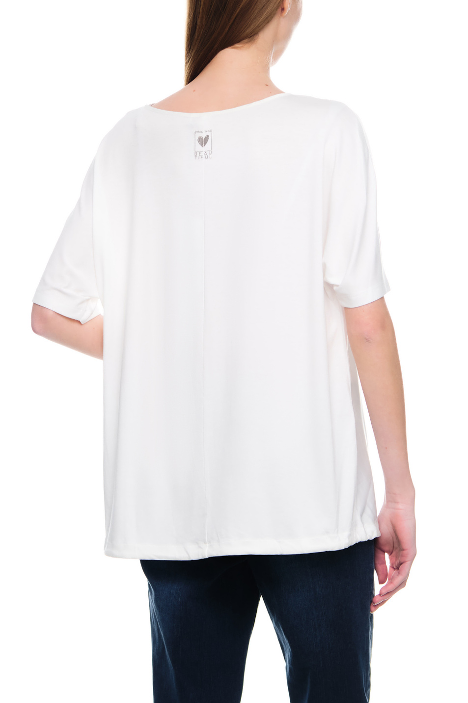 Женский Gerry Weber Футболка с кулиской по линии низа и принтом (цвет ), артикул 770085-44002 | Фото 6