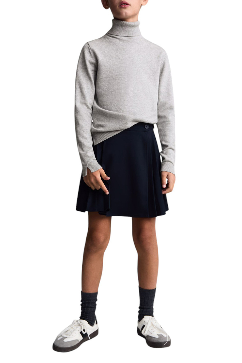 Девочкам Mango Kids Водолазка BELLA7 однотонная (цвет ), артикул 77096336 | Фото 3