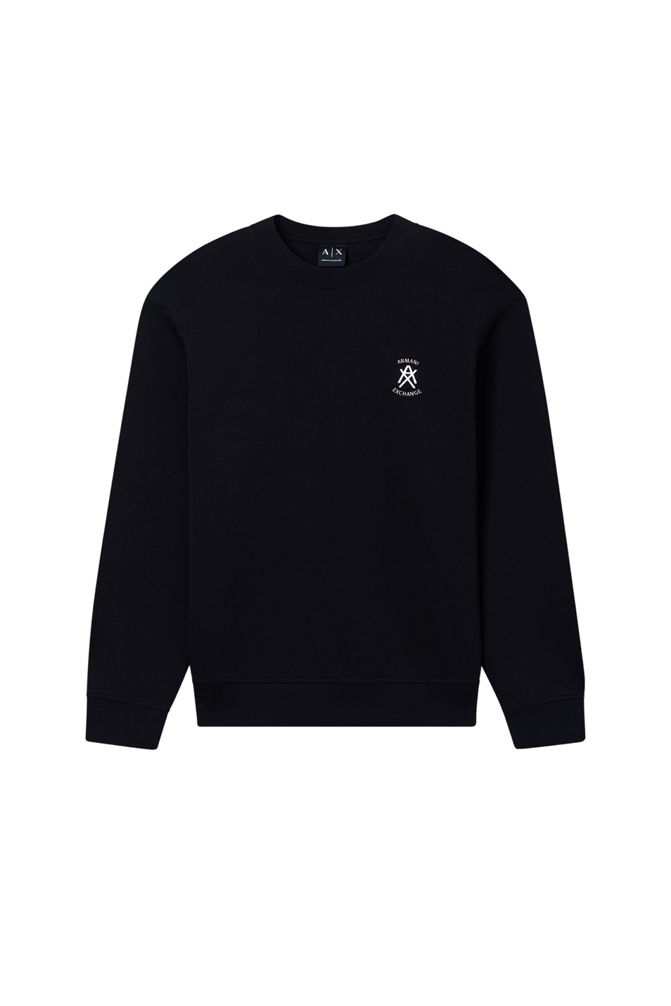 Свитшот с логотипом|Основной цвет:Черный Мужской Armani Exchange Свитшот с логотипом (цвет ), артикул XM001777-AF10818 | Фото 1