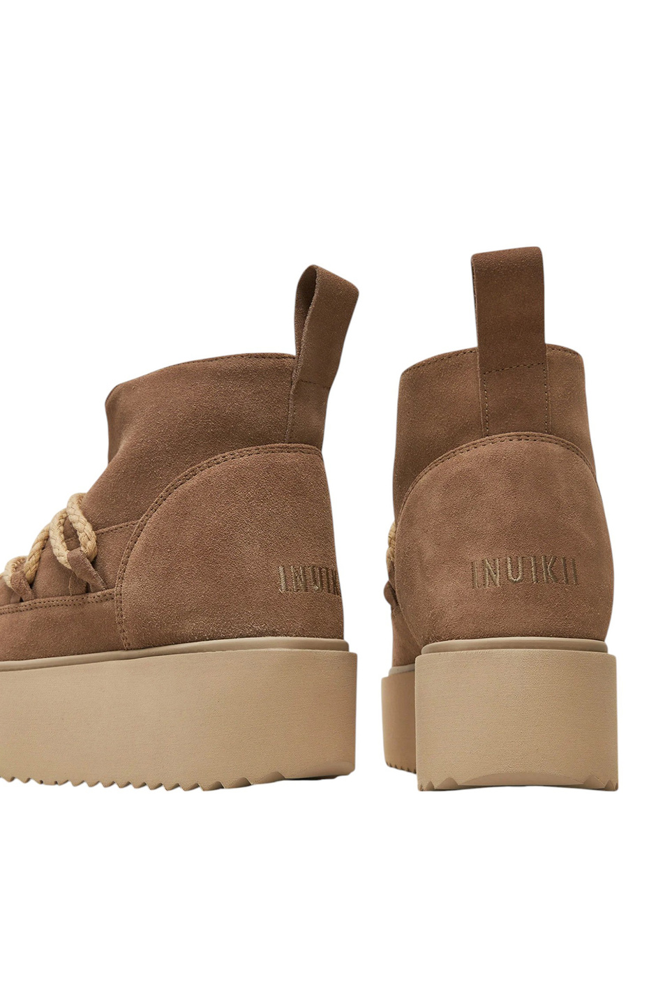 Женский Inuikii Ботинки CLASSIC LOW PLATFORM из натуральной замши (цвет ), артикул 75204-004 | Фото 5