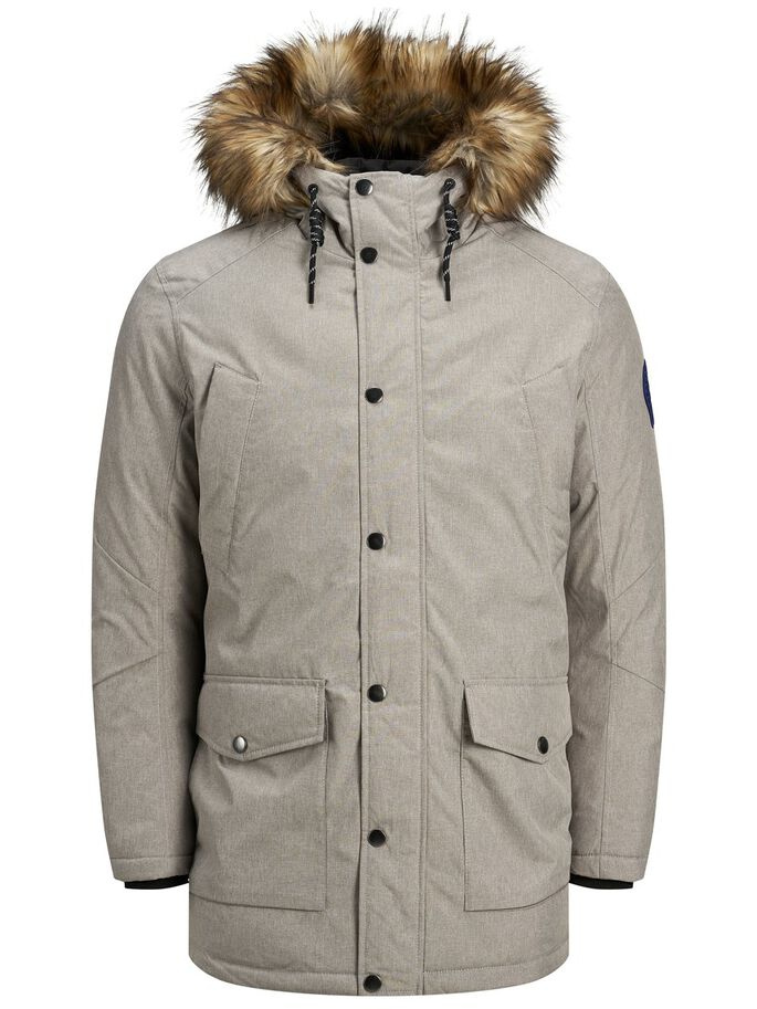 Мужской Jack & Jones Куртка с капюшоном с искусственным мехом (цвет ), артикул 12174383 | Фото 1
