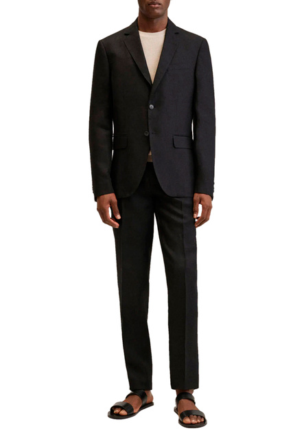 Пиджак FLORIDA облегающего кроя|Основной цвет:Черный|Артикул:27015750 | Фото 2