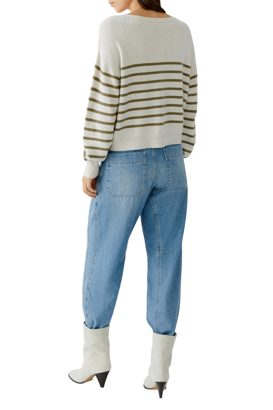 Женский OUI Джемпер в полоску (цвет ), артикул 96772 | Фото 5
