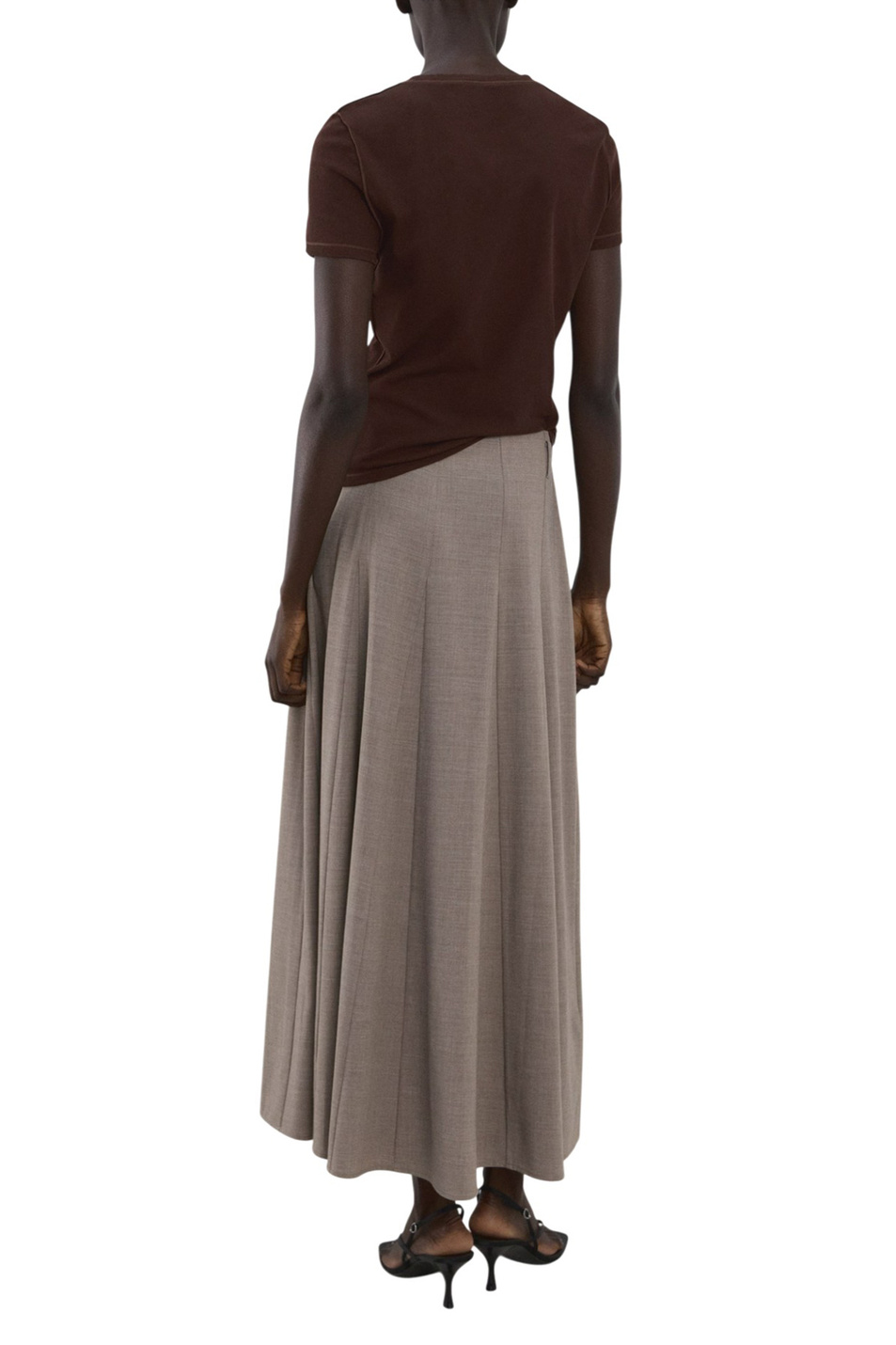 Женский Mango Футболка COULAN из хлопка (цвет ), артикул 27094078 | Фото 4