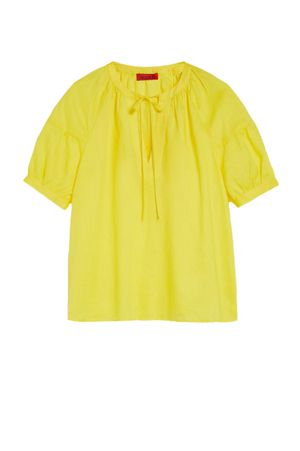 Блузка RUBICONE с коротким рукавом|Основной цвет:Желтый|Артикул:71111222 | Фото 1