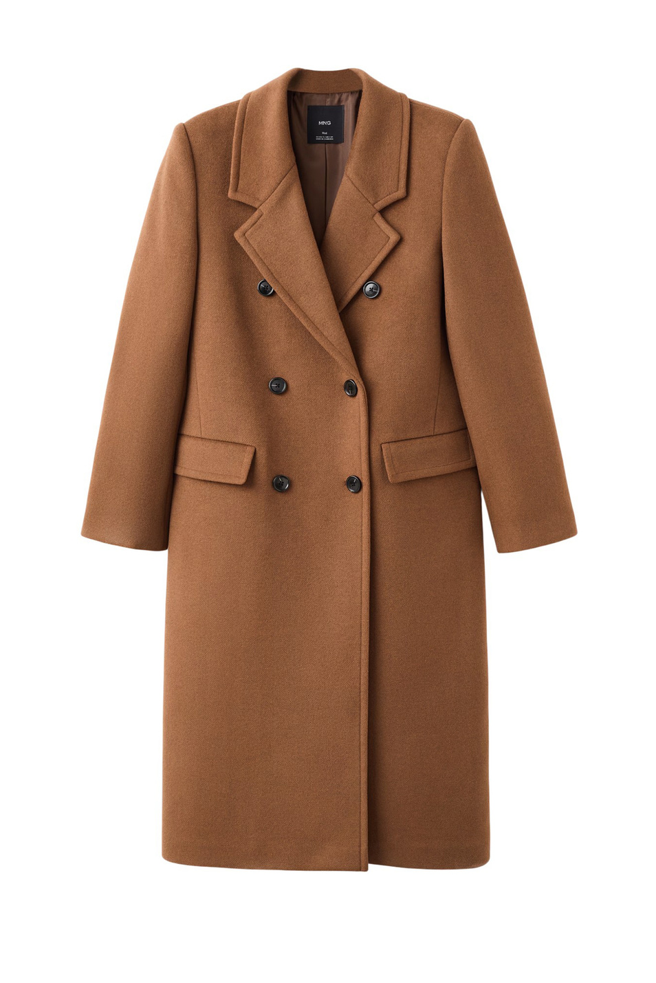 Пальто EYE двубортное|Основной цвет:Бежевый Женский Mango Пальто EYE двубортное (цвет ), артикул 17037769 | Фото 1