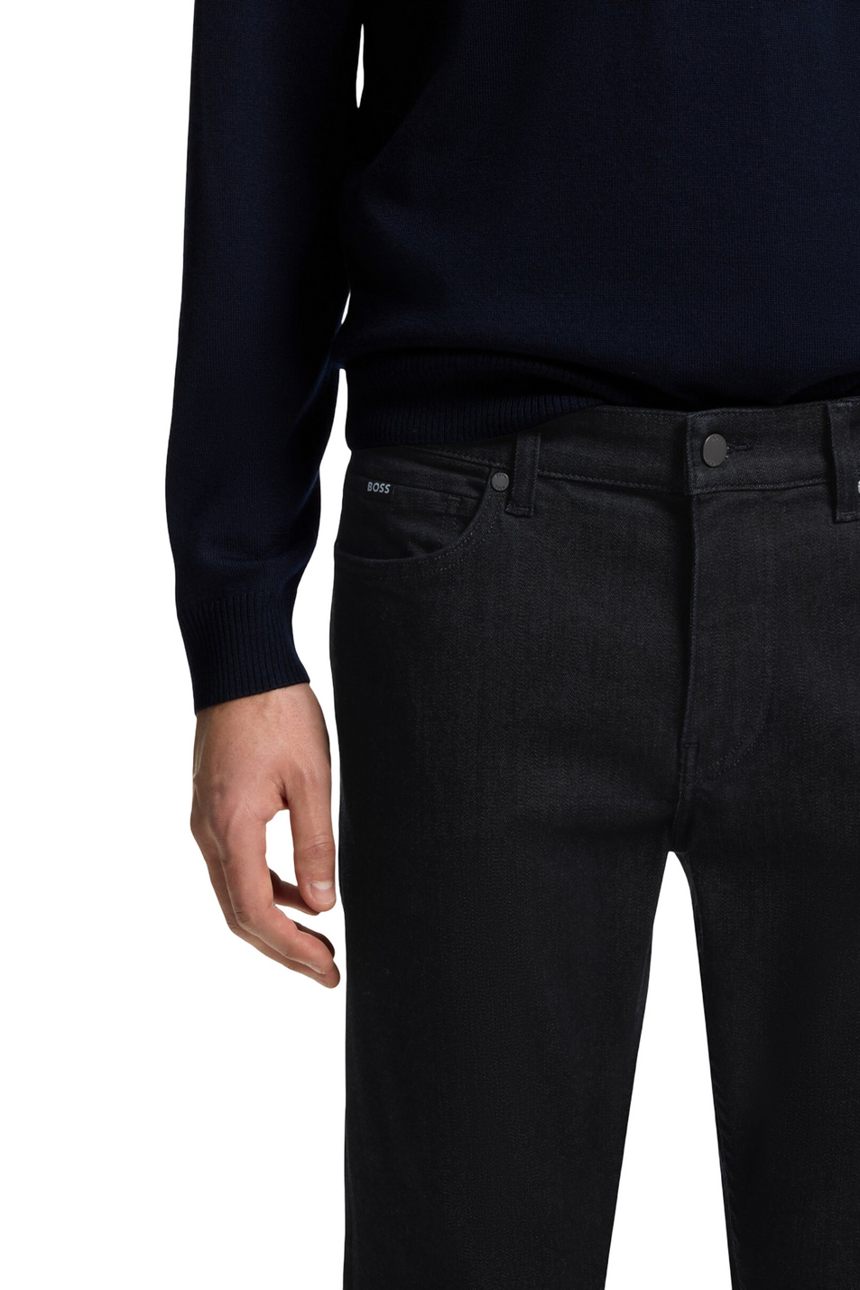 Мужской BOSS Джинсы P-Delaware из смесового хлопка (цвет ), артикул 50571295 | Фото 6