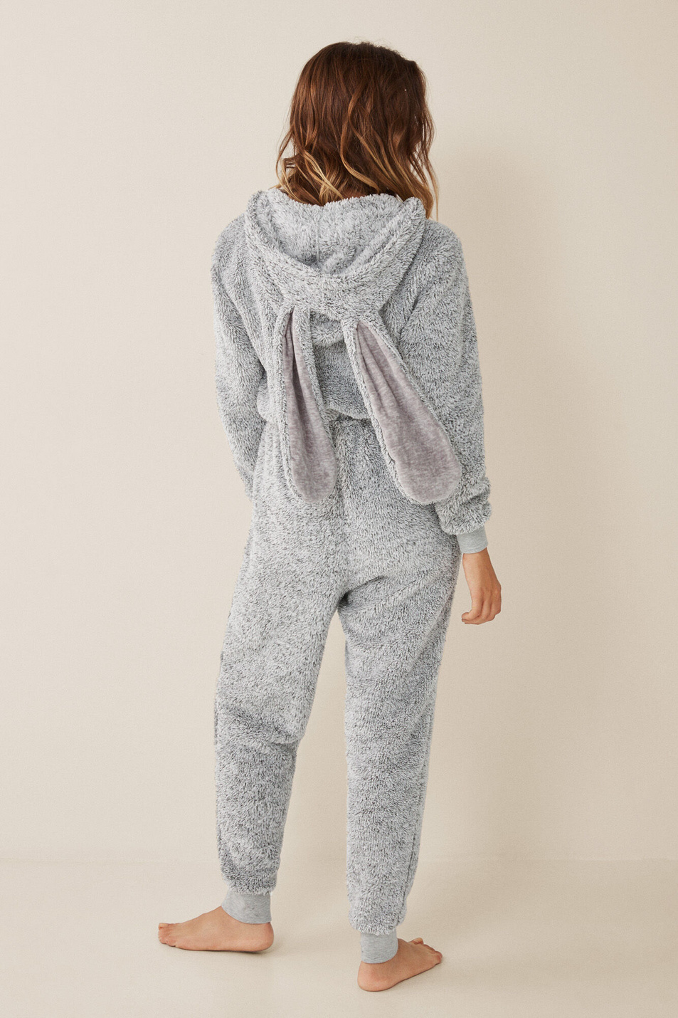 Длинный плюшевый комбинезон "кролик"|Основной цвет:Серый Женский Women'secret Длинный плюшевый комбинезон "кролик" (цвет ), артикул 4926803 | Фото 3