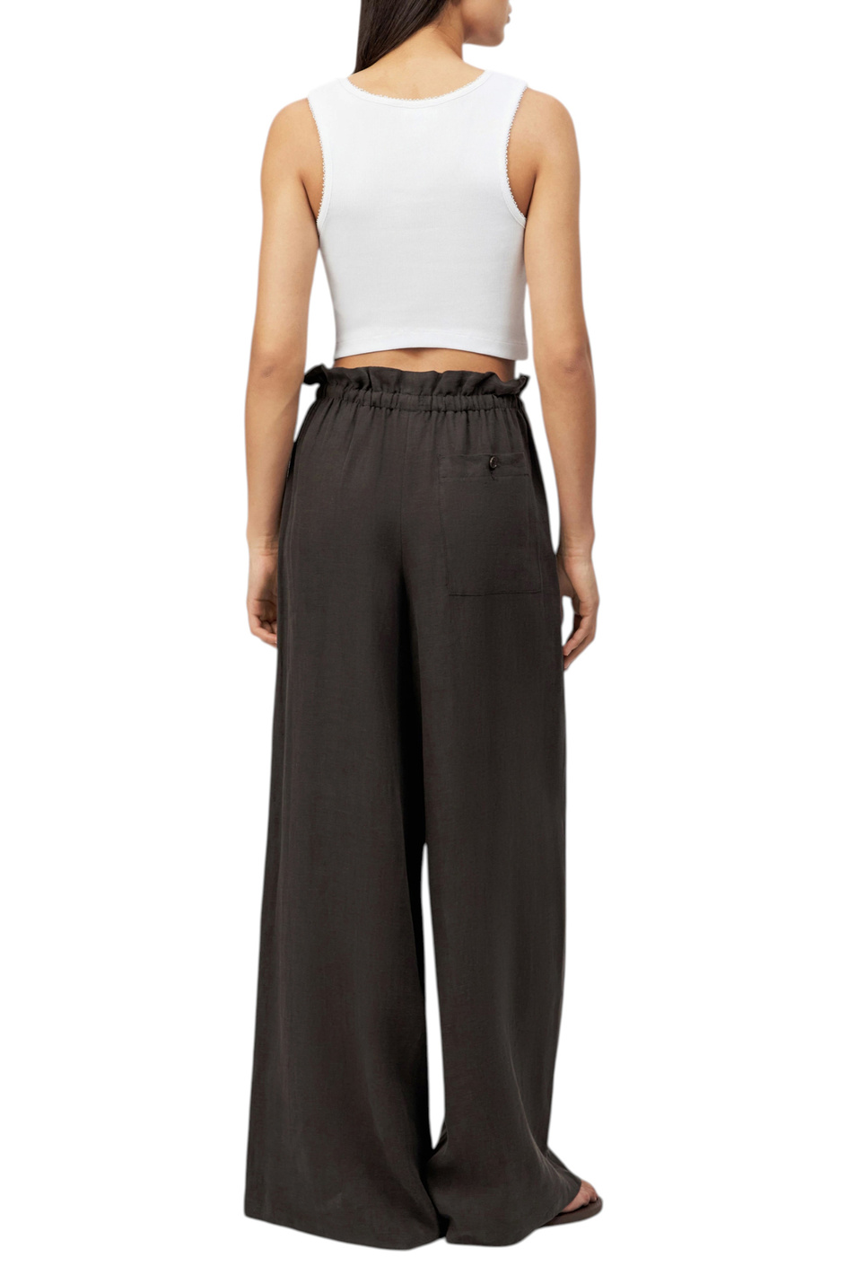 Женский Drykorn Брюки DWINDLE из льна (цвет ), артикул 126082-80864 | Фото 4