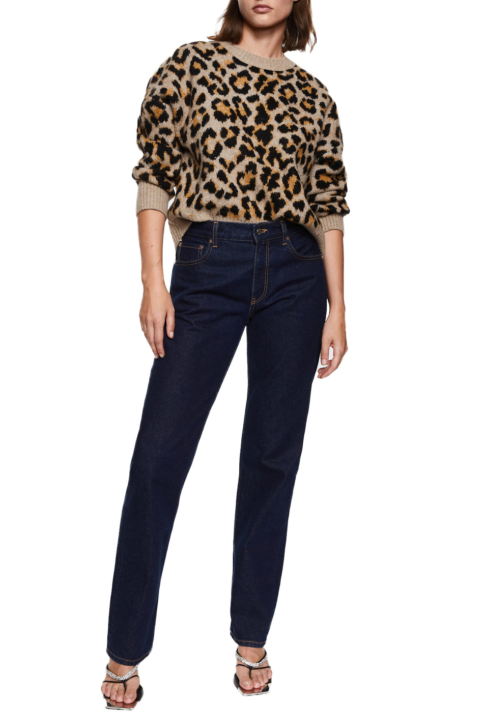 Женский Mango Свитер LEOPARD (цвет ), артикул 37075929 | Фото 2