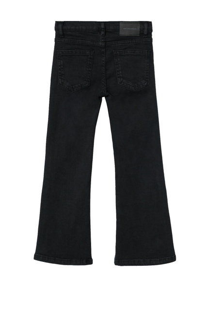 Расклешенные джинсы FIONA с разрезом|Основной цвет:Черный|Артикул:37954043 | Фото 2
