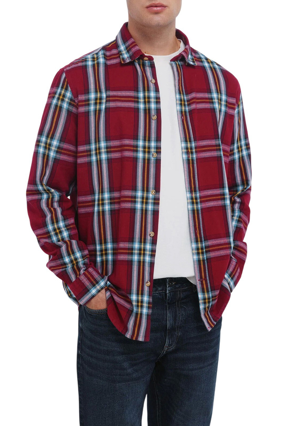 Мужской Springfield Рубашка в клетку (цвет ), артикул 0332874 | Фото 1