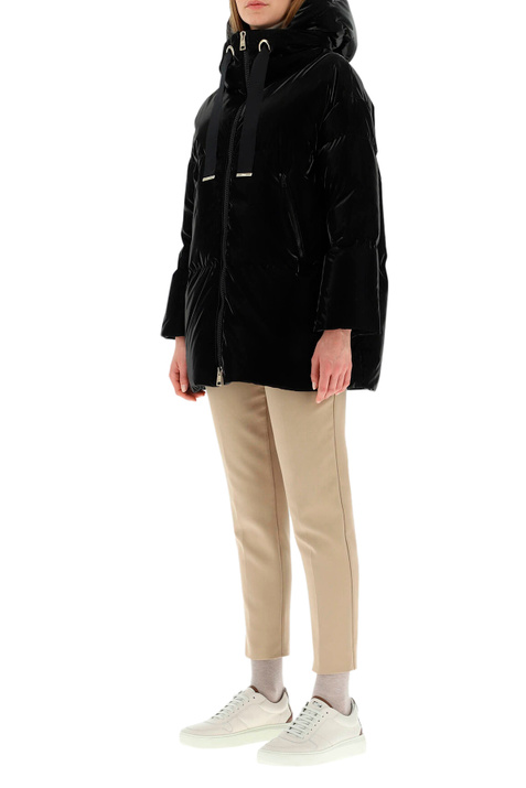 Herno Куртка с глянцевым эффектом и объемным капюшоном на кулиске ( цвет), артикул PI001598D12472 | Фото 6