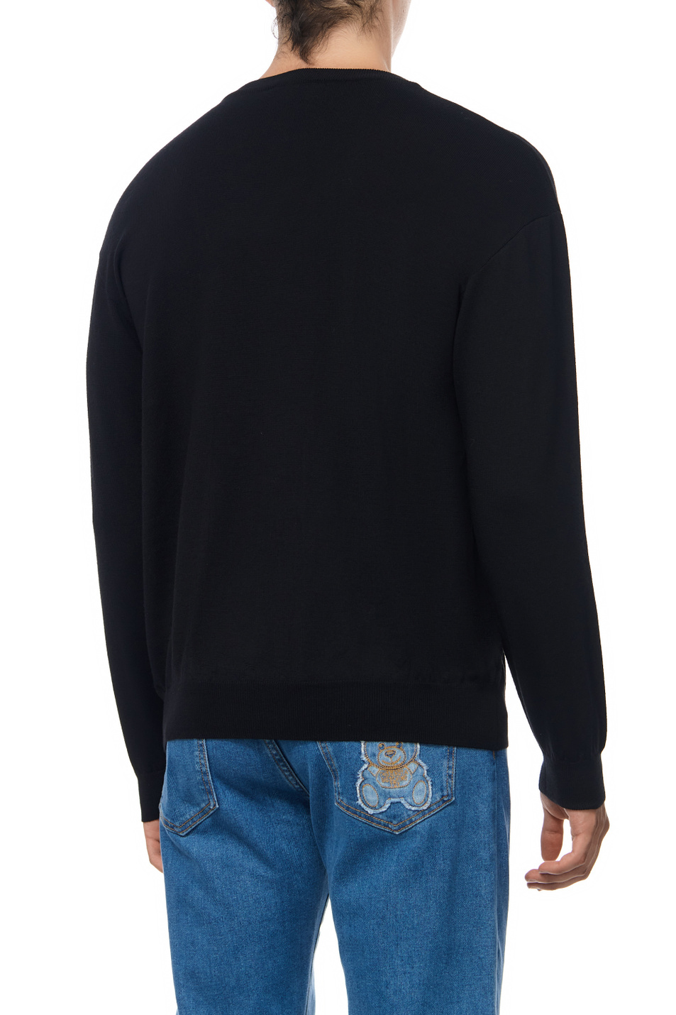 Мужской Moschino Свитшот из натуральной шерсти с логотипом (цвет ), артикул V0908-7000 | Фото 4