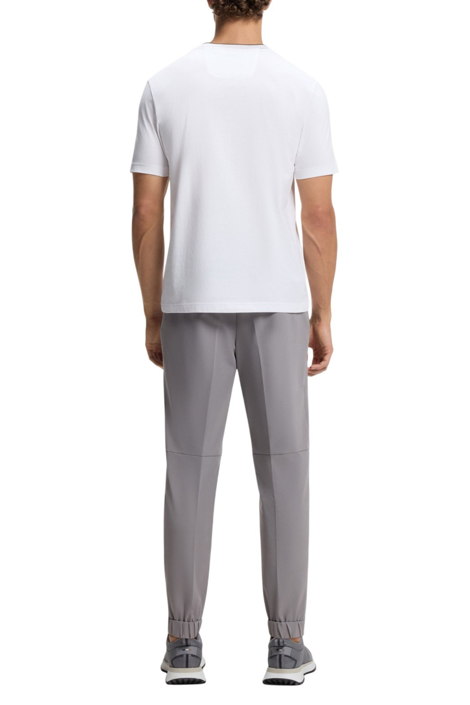 Мужской BOSS Футболка из хлопка (цвет ), артикул 50554862 | Фото 4