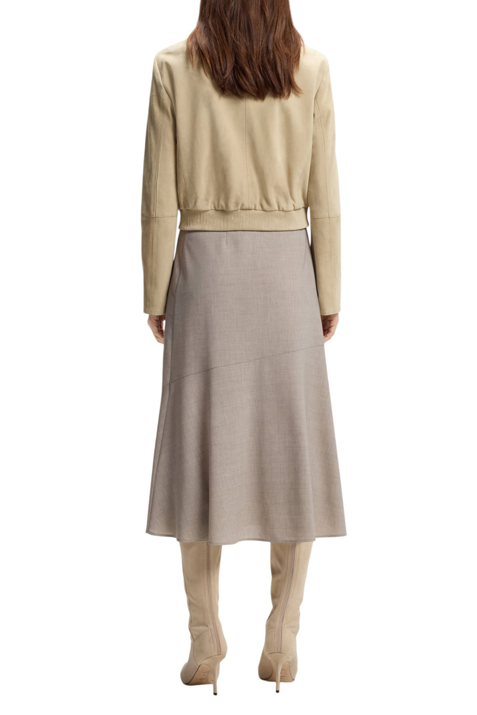 Женский BOSS Куртка Salene из натуральной замши (цвет ), артикул 50552203 | Фото 4